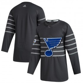 Män NHL St. Louis Blues Tröjor Blank Grå Adidas 2020 All-Star Authentic